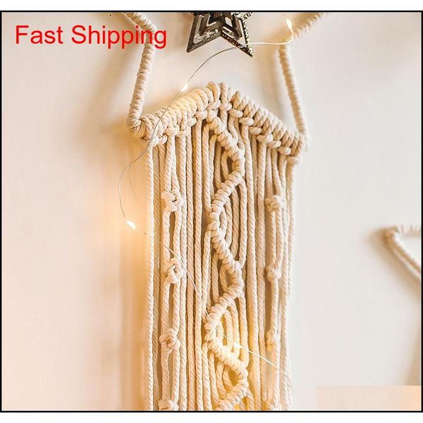 

2020 nordic boho hand-woven star tapestries ornaments christmas gift for children room farmhouse home decor macr qylpqb bdehome, Silver