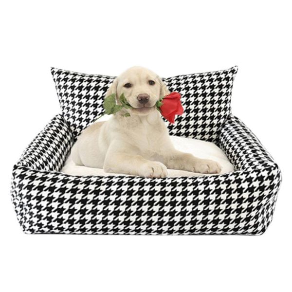 

s-l pet bed&sofa bed for small large dog soft fleece warm bed cozy dog house nest waterproof basket house mat kennel