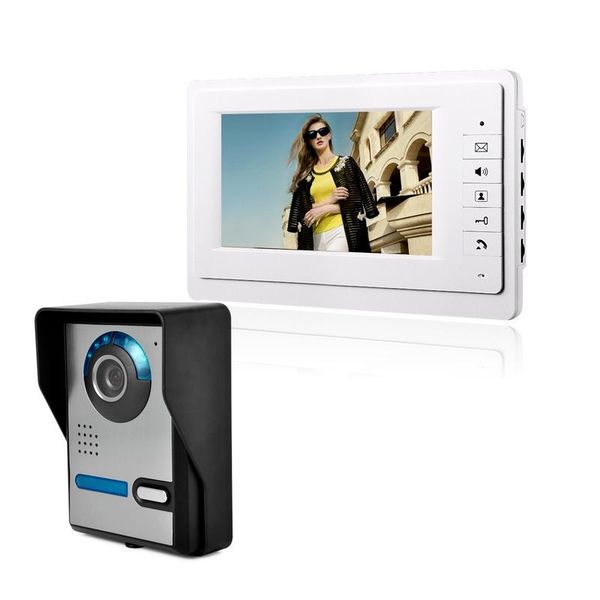 

doorbells 7"video door intercom indoor monitor interphone for villa private home security video doorphone doorbell