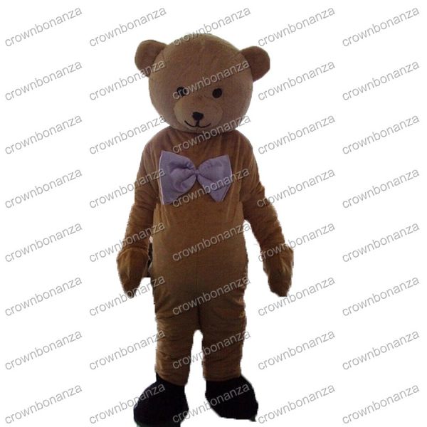 

halloween brown bear mascot costumes cartoon character outfits adults size christmas carnival birthday party outdoor outfit, Red;yellow