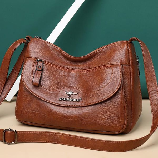 

evening bags ladies soft leather messenger bag purses luxury handbags women shoulder designer large travel crossbody for 2021