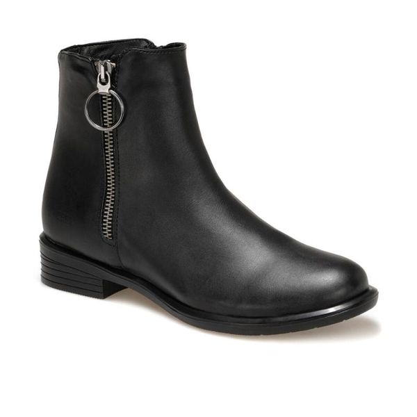 

boots u.s. zipper faux leather women idella, Black