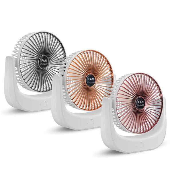 

electric fans mini portable usb charging fan 3 speed adjustable handheld air cooler 360Â° rotatable outdoor