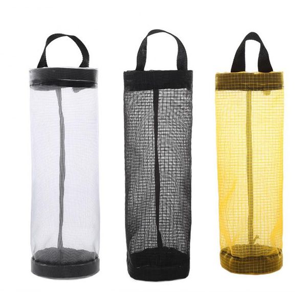 

storage bags home grocery bag holder wall hanging kitchen organizer garbage organization and