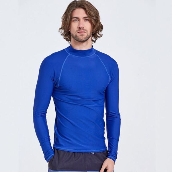 

one-piece suits rash guard long sleeve swimsuit men wetsuit surfing snorkeling clothing surf diving sunscreen swimwear