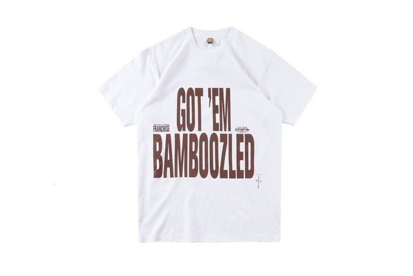 

2021 new t shirt cactus jack franchise same year up print tee streetwear hip hop loose travis scott t-shirt 8nrn, White