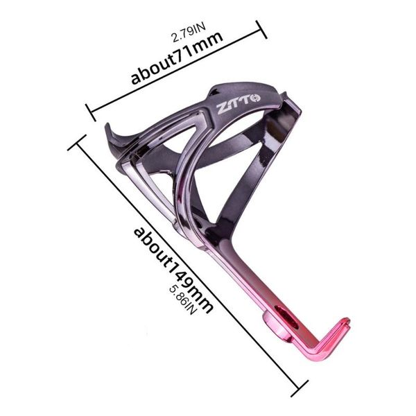 

bike lights 57ed colorful hollow electroplating cup holder lightweight bicycle bottle cage