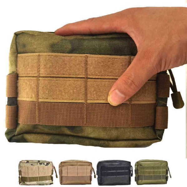 

military camouflage molle pouch tactical belt waist pack utility edc outdoor hunting bag wallet purse mobile phone holder case