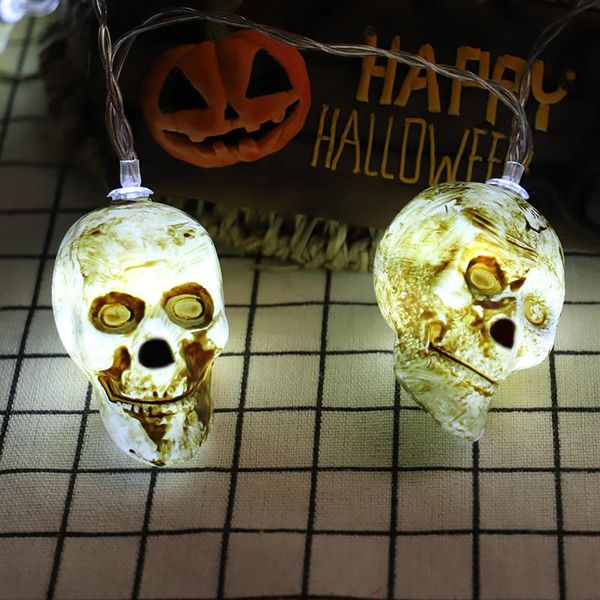 

strings halloween skull explosion led horror light string ornament luminarias decorativas for party room decor gifts