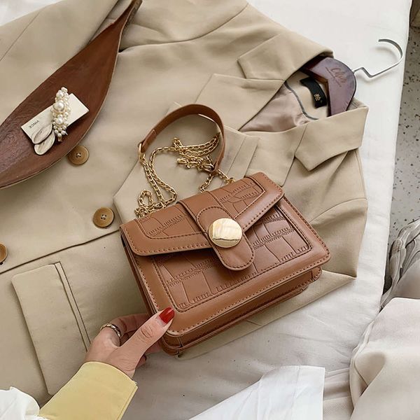 

hbp women's 2021 new fashion chain messenger small square bag