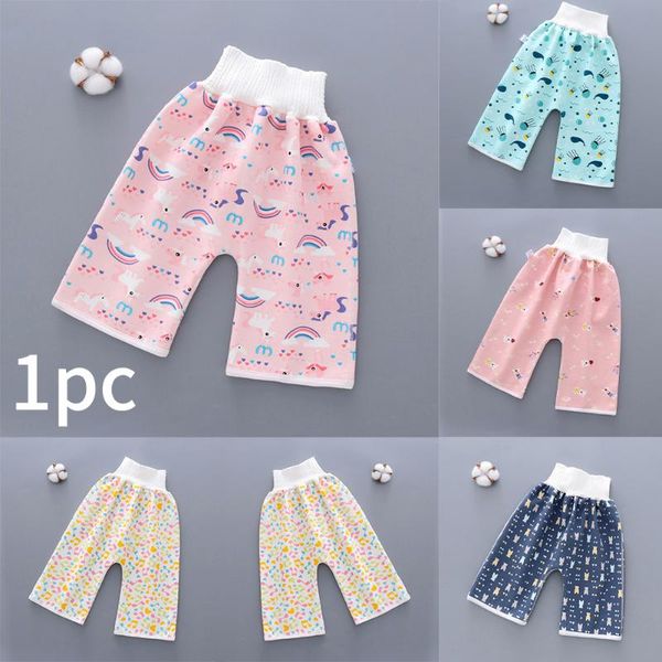 

cloth diapers absorbent short home high waist infant training breathable travel soft cotton anti leakage waterproof baby diaper protect bell