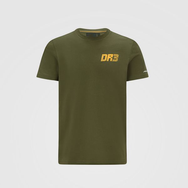 

the official website of latest mclaren f1 ricardo no3 - round collar green short sleeve t-shirt, White;black
