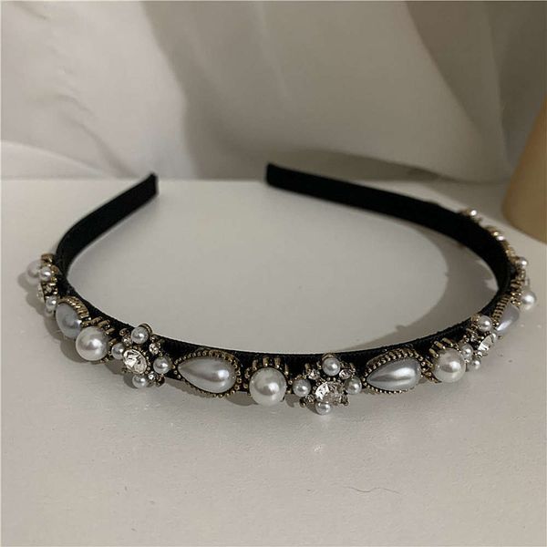 

hbp fashion korean sweet pearl hair band versatile fairy, Silver