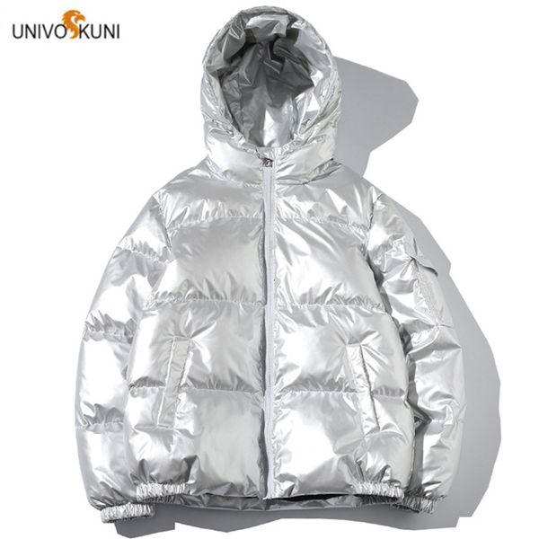 

univos kuni new style fashion men winter outwear male thick hooded streetwear casual thick winter bomber jacket hombre h564, Black