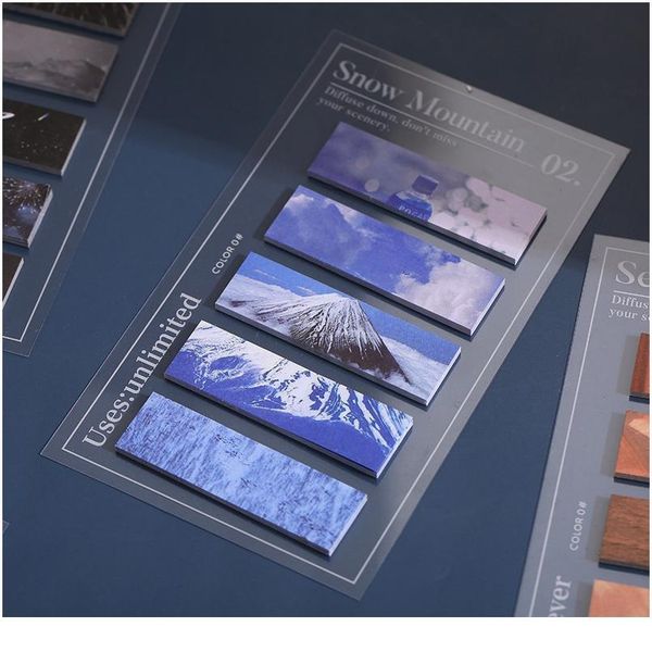 

100 sheets/pack sea wave floating cloud stickers bookmark marker memo flags index tab stic jllhwp