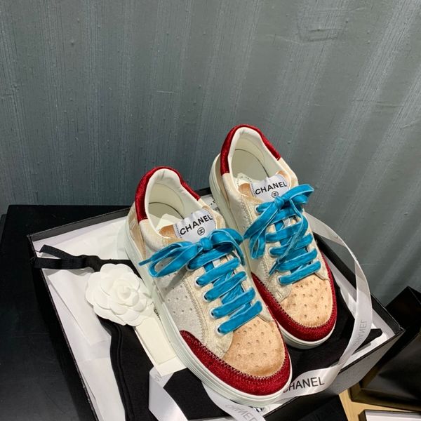 

women&#39s shoes fashion designer lace-up sneakers luxury casual brand women&#39s shoes size 35-4180, Black