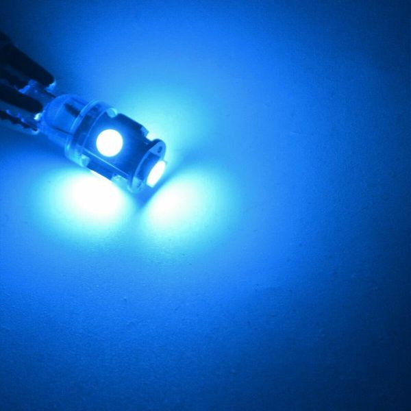 

emergency lights led dash light bulb panel 10x 12v 192 168 w5w 8000k decoration dome map ice blue instrument