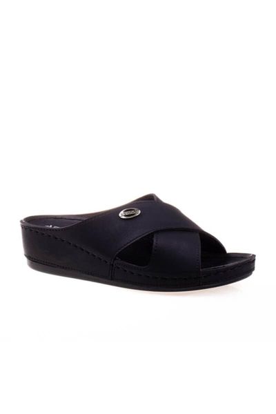 

slippers women's black cross
