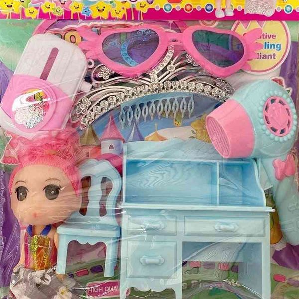 

girl princess doll set training institution box children's toy house gift set