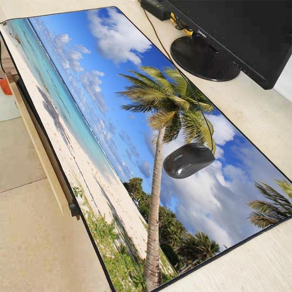 

mouse pads & wrist rests mairuige palm beach scenery speed version large gaming pad lockedge mat for lapcomputer desk keyboard