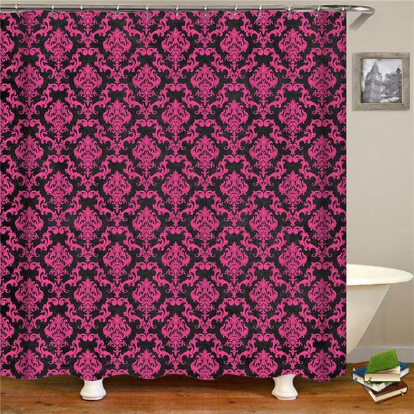 

shower curtains mold proof waterproof thickened bathroom curtain printed polyester fabric