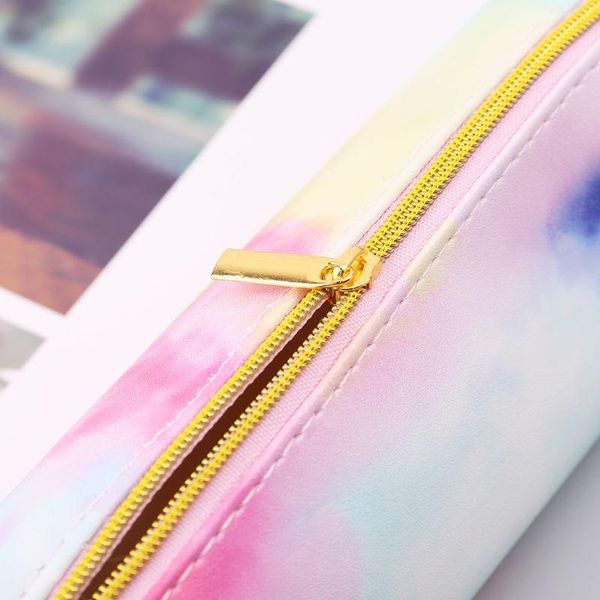 

pencil bags 2021 kawaii case colorful pink makeup cosmetics bag pen box storage pouch school supplies stationery