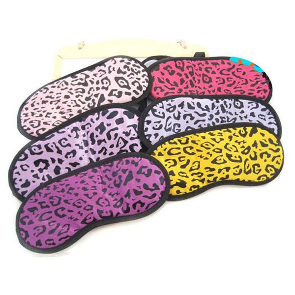 

leopard print travel sleeping eye mask cover shade blindfold funny eyemask gifts for women men random color 1 qyltca