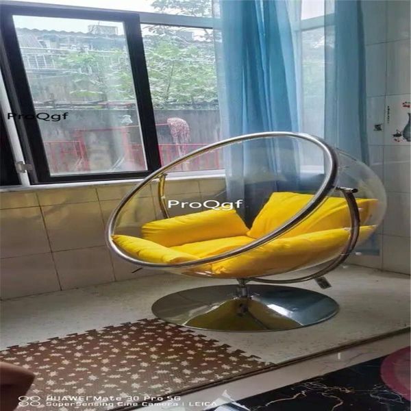

prodgf 1pcs a set hanging series bubble chair with yellow cushion