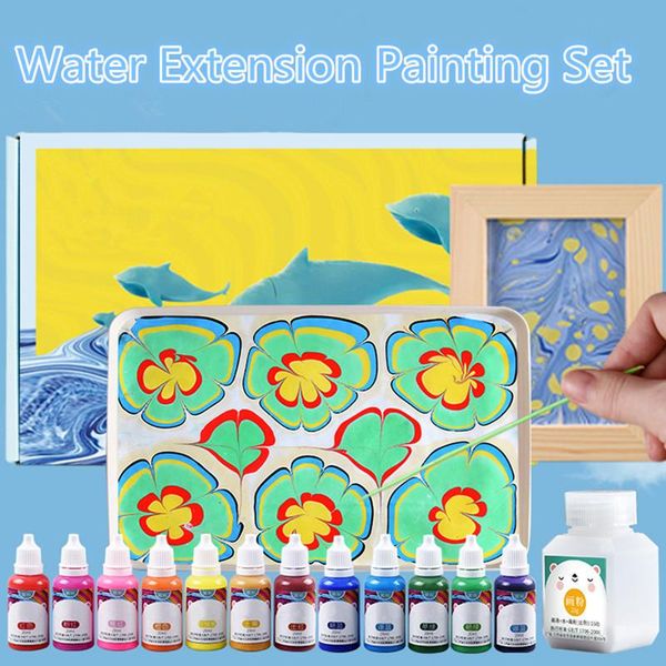 

gift sets extension pigment portable watercolor coloring paint with water brush pen drawing painting art supplies set