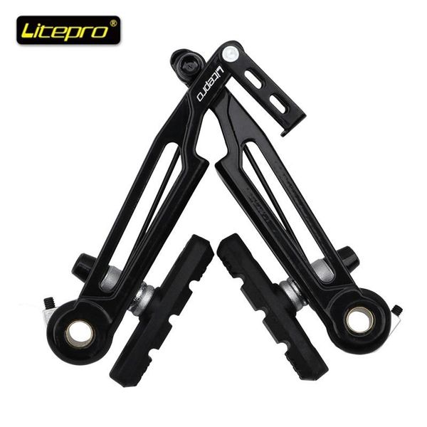 

bike brakes litepro ultralight v brake aluminum alloy 6061 arm length 110mm 412 folding 406 451 caliper