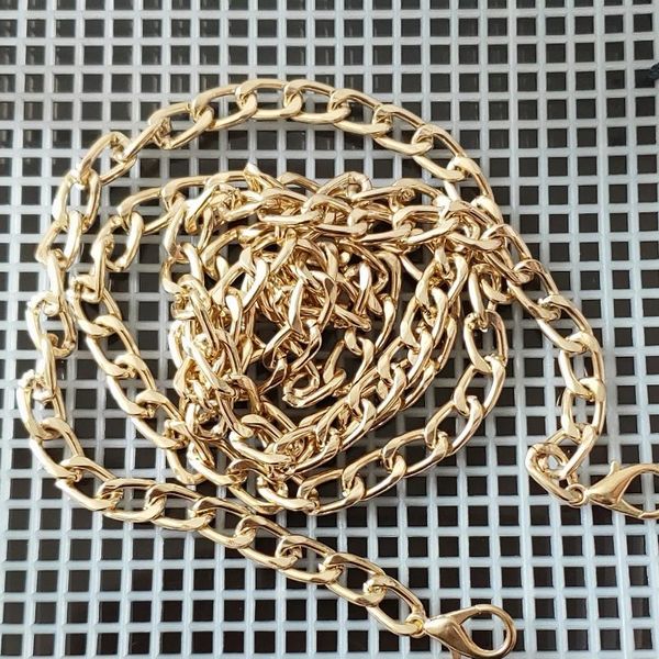 

bag parts & accessories fashion 120cm iron stainless steel purse hardware wallet chains crossbody shoulder strap bags metal handbag diy, Black