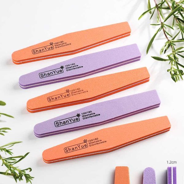

nail files 5 pcs art manicure practical professional stone buffer cuticle pusher