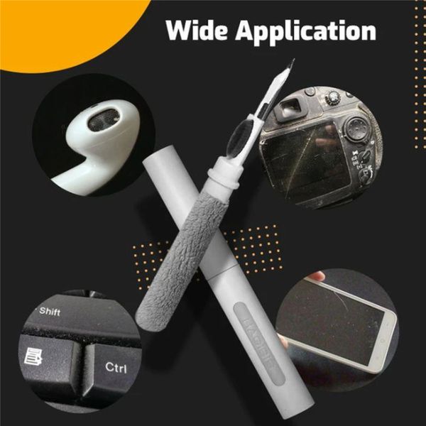 NOVITÀ Penna per la pulizia degli auricolari Bluetooth Kit detergente multifunzione con spazzola morbida per auricolari wireless Cuffie Bluetooth Scatola di ricarica Spazzola per accessori
