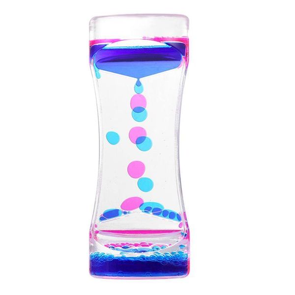 

other clocks & accessories slim waist liquid motion bubbler timer desk two-color action beautiful dripping hourglass handicraft ornament