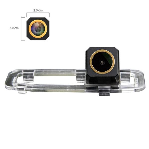 

car rear view cameras& parking sensors hd 1280x720p golden camera reversing backup trajectory dynamic line for kia rio 2007-2012