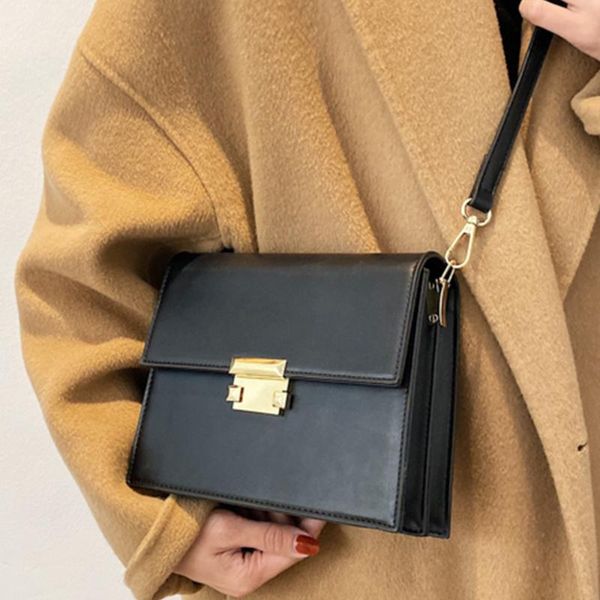 

cross body fashion small square women shoulder bags casual solid color crossbody for 2021 designer women's bag messenger