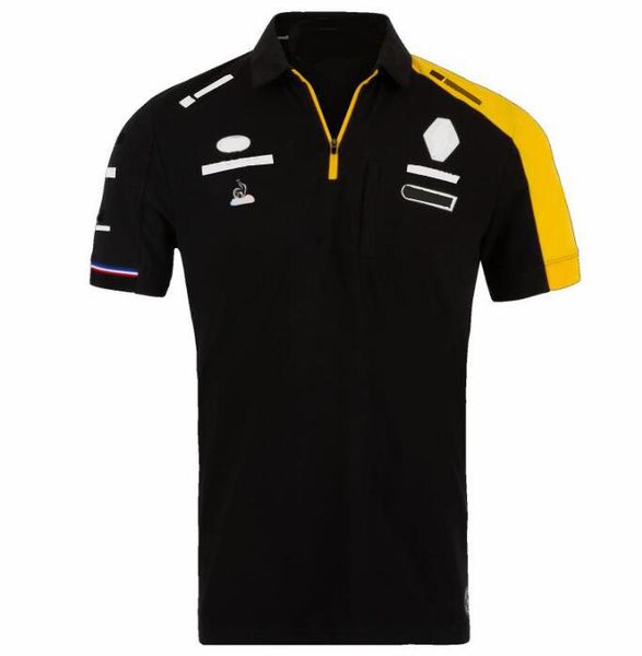 

f1 formula one polo shirt sports casual short sleeve lapel racing suit