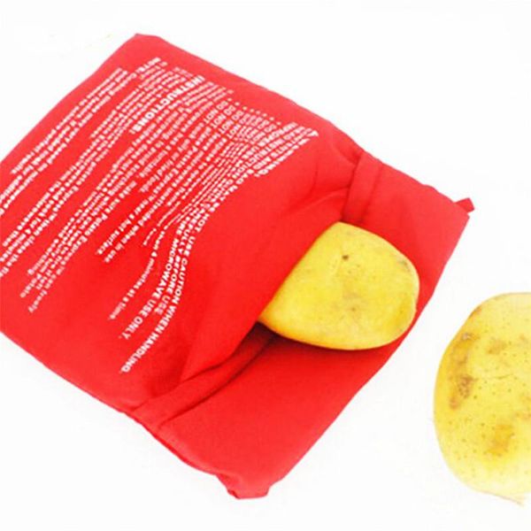 

tools & accessories microwave baking potatoes bag easy to cook steam pocket quick fast baked rice washable cooker