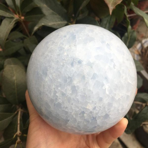 

5-10cm natural magic calcite quartz crystal ball specimen healing