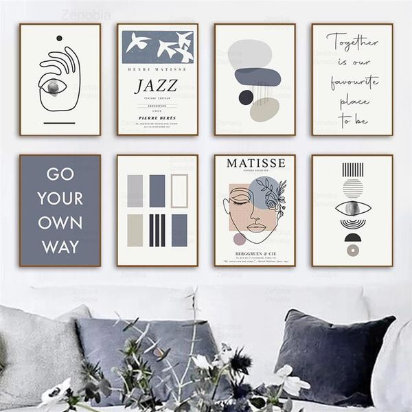 

paintings matisse poster abstract line girl jazz quote canvas painting nordic posters and prints wall art pictures for interior home decor