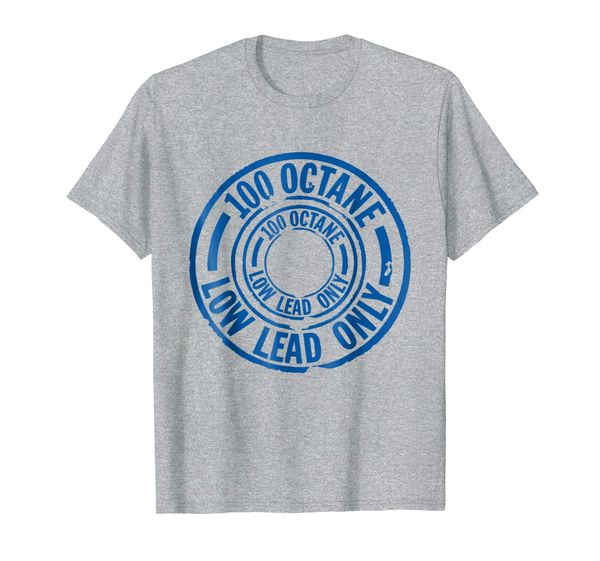 

100ll general aviation pilot flying airplane t-shirt, White;black