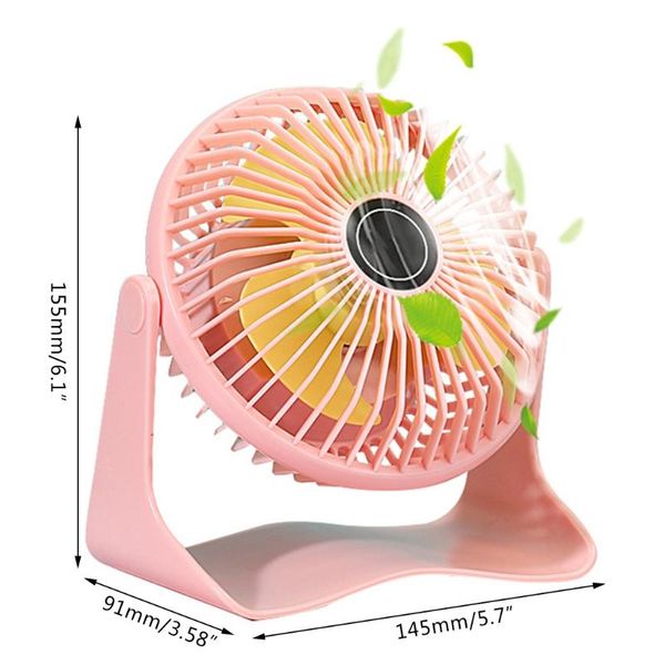 

mini portable usb rechargeable silent deskbig wind small fan 35eb