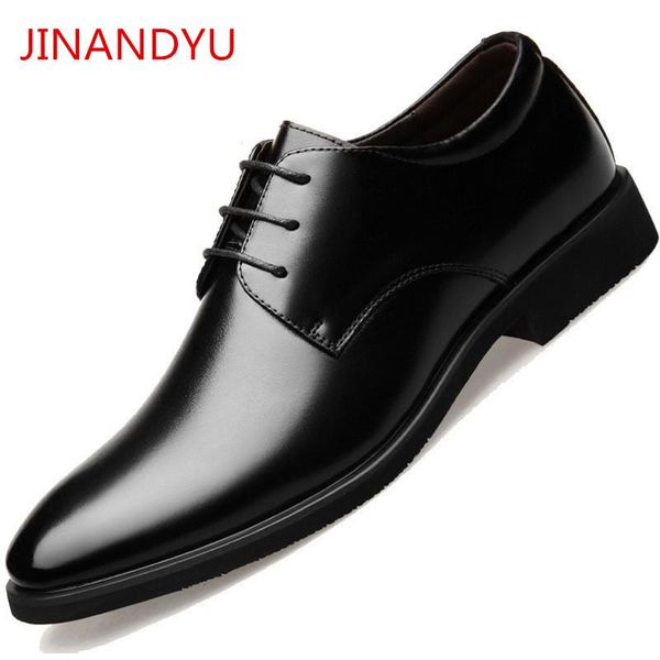 

dress shoes hidden heel oxford for men genuine leather suit brown black elegant comfy business man elevator shoe
