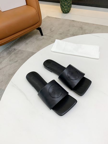 

woman flat solid black design fashion slippers fretwork heels sandals learher sandal beach must have shoes