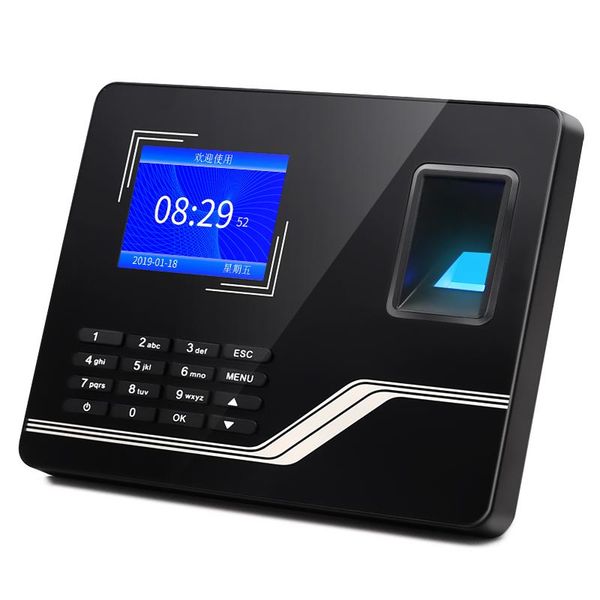 

attendance system fingerprint tcpip usb password access control office time clock employee recorder device biometric machine