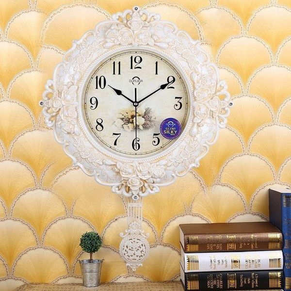 

wall clocks living room bedroom european style swing clock fashion creative quartz modern design