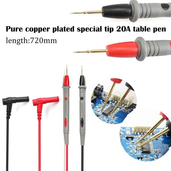 

multimeters junejour 1000v 20a probe test lead + alligator clips clamp cable wire for multi meter tester digital multimeter