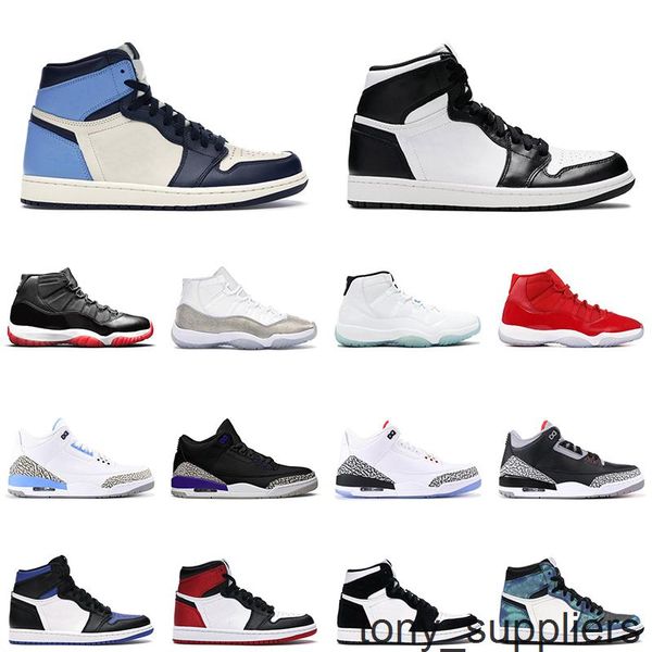 

mens basketball shoes 1s obsidian royal toe 1 women sneakers 11s bred gamma blue court purple men women trainer sports sneakers