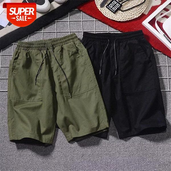 

3xl plus size women men middle length pants summer casual men fashion style solid color beach pants with pocket #4v3q, Black;white