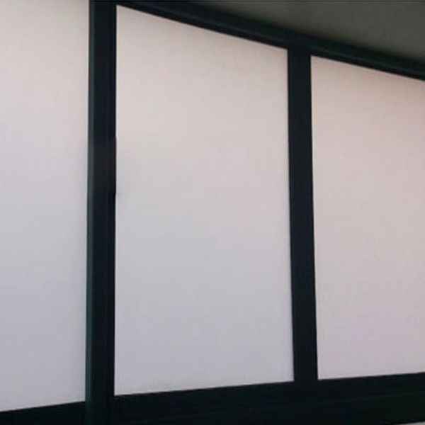 

car sunshade sunice opaque white window film self-adhesive uv prevention privacy pet sticker bathroom bedroom household use 50cm width